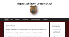Desktop Screenshot of magnusschuetzen-leuterschach.de