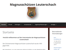 Tablet Screenshot of magnusschuetzen-leuterschach.de